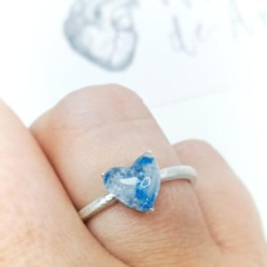 Anillo Solitario Corazón