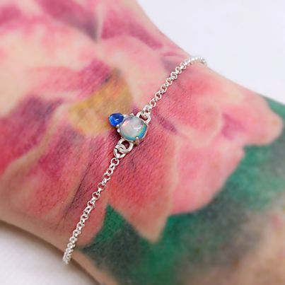PULSERA LM Y PIEDRA DE NACIMIENTO