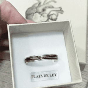 Alianza plana con pelito de morir de amor