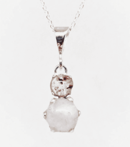 Colgante Leche y Piedra con Cordón Umbilical de Morir de Amor