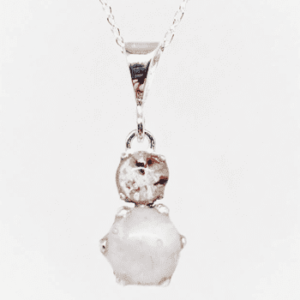 Colgante Leche y Piedra con Cordón Umbilical de Morir de Amor