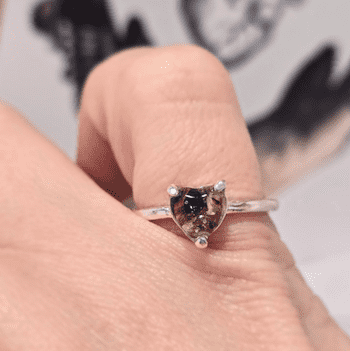 Anillo de Morir de Amor con cordón Umbilical