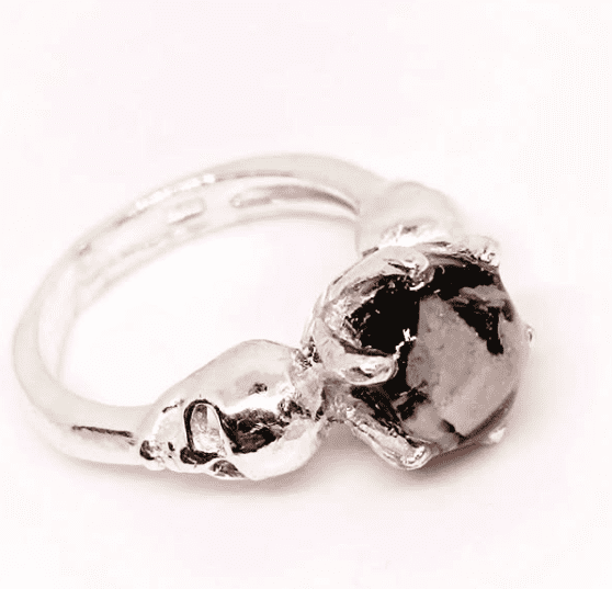 anillo de leche materna Solitario Calaveras