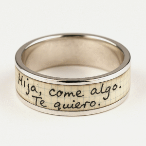 Anillo recuerdame con papel