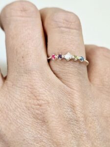 Foto familiar anillo de leche materna